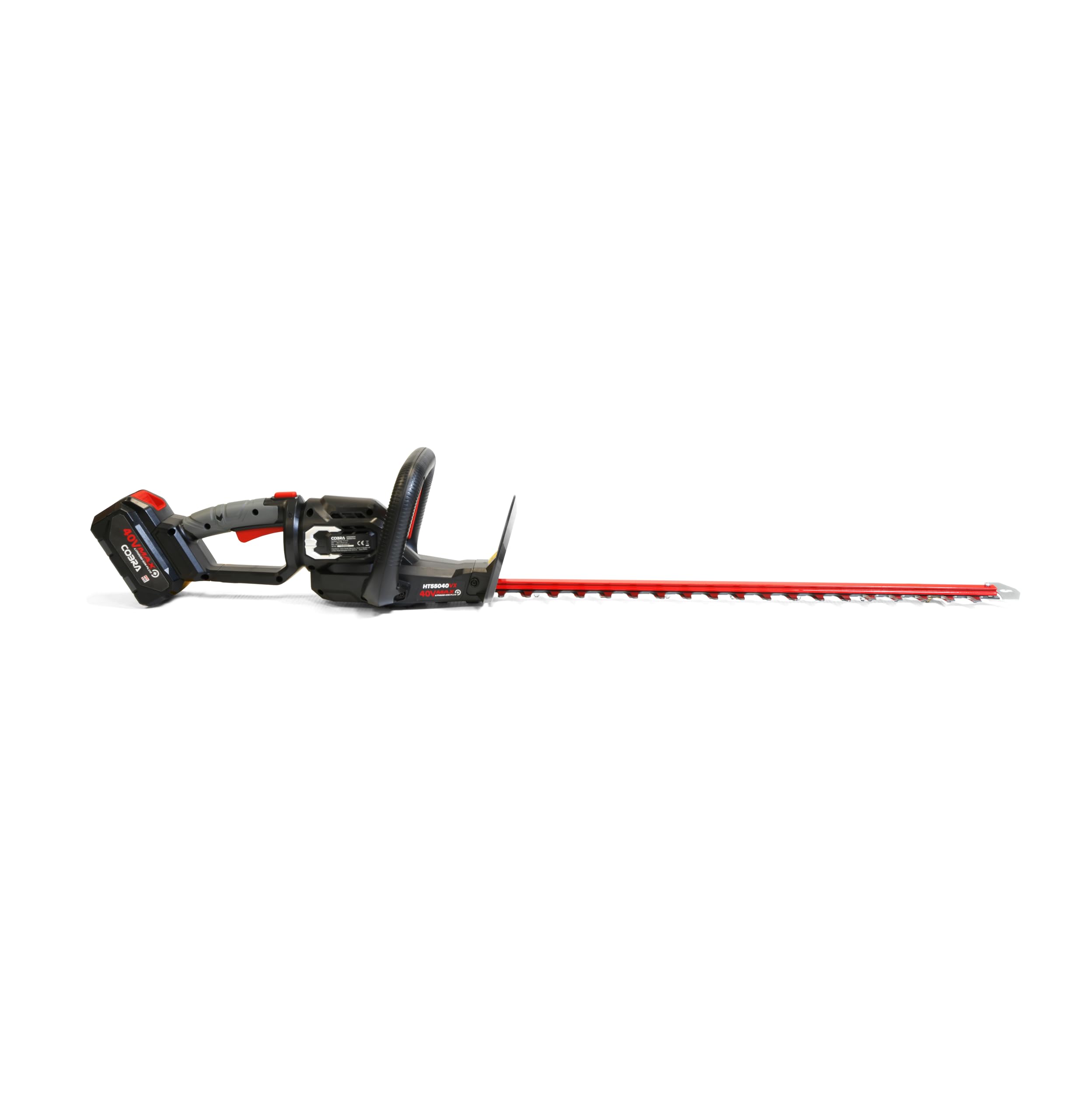 Cobra HT55040VX 55cm Cordless Hedge Trimmer – 40V 4Ah Battery & Charger, 26mm Cutting Capacity, Dual Action Blades