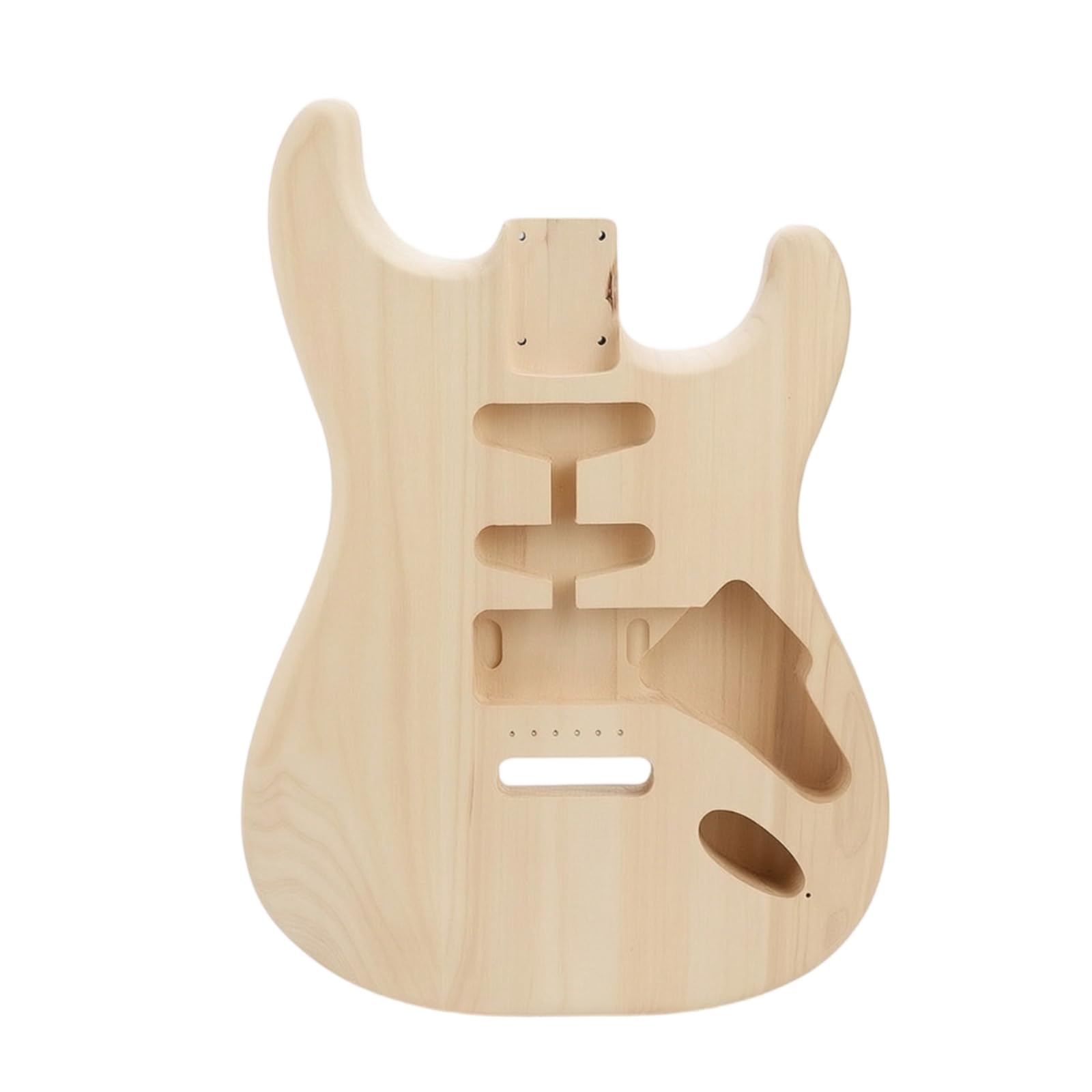 E-gitarren Elektrogitarren Body Rohling Holzrohling mit Vorgefrästen Fräsungen aus für Individuelle Lackierung Und Aufbau für Heimwerkstatt Bühnenmusiker Proberaum 455mmx325mmx44.7mm