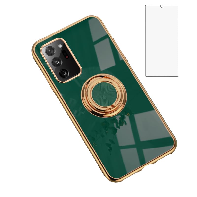 Coque Samsung Note 20 Ultra antichoc avec support béquille et film écran ultra-transparent