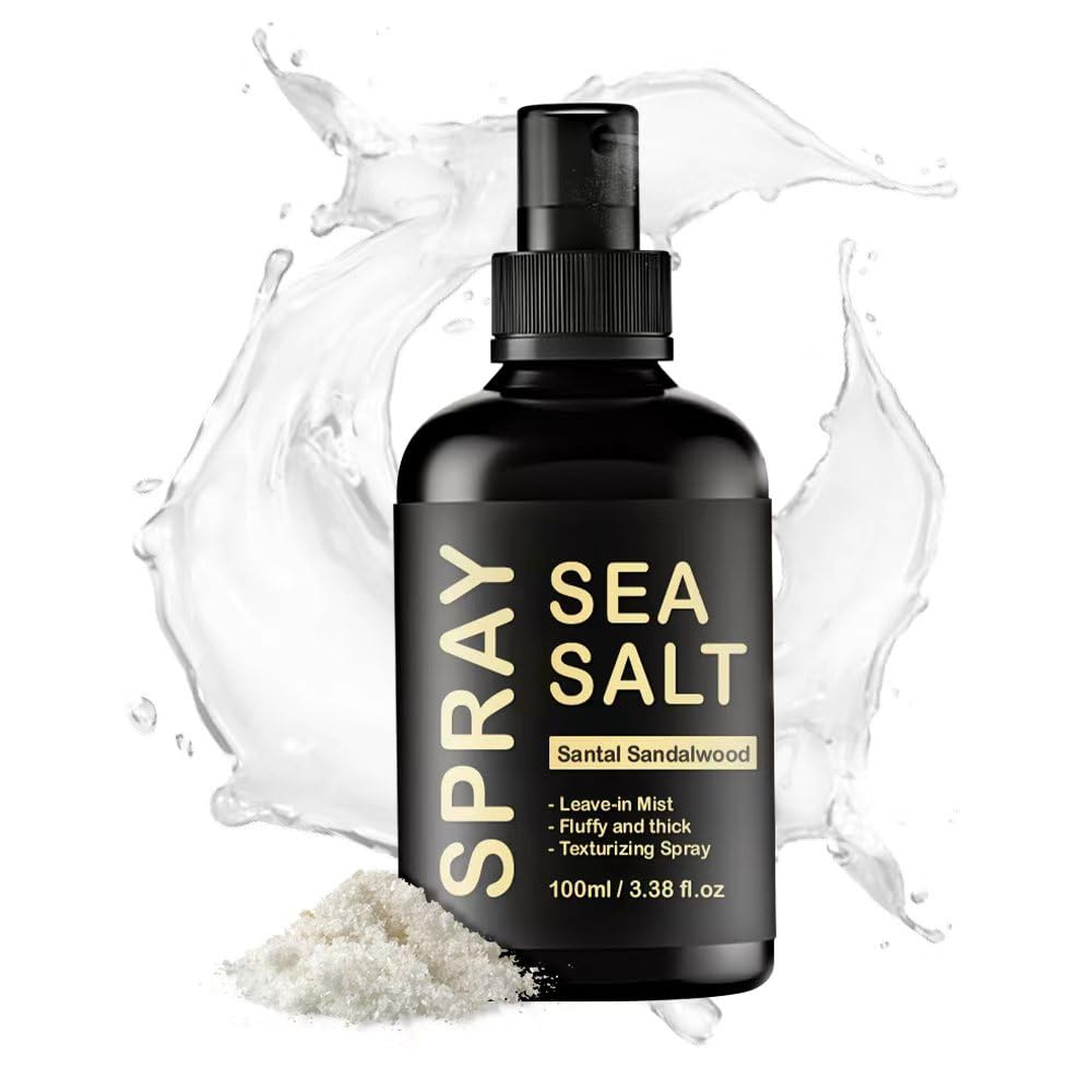 KOEC Sea Salt Spray for Men Volumizes Texturizes Lifts Keratin Sea Salt Spray for Hair Natural Curls and