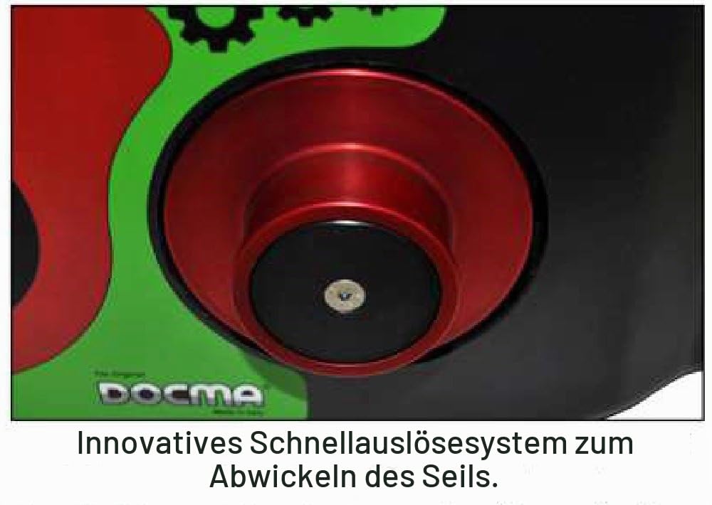 Winde Forstwirtschaft mit Seil Textil 80 m DOCMA VF155 Automatic Ultralight Made in Italy