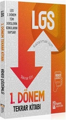 İSEM Yayıncılık 8. Sınıf LGS 1. Dönem Tüm Dersler Tekrar Kitabı Eğitim Seti