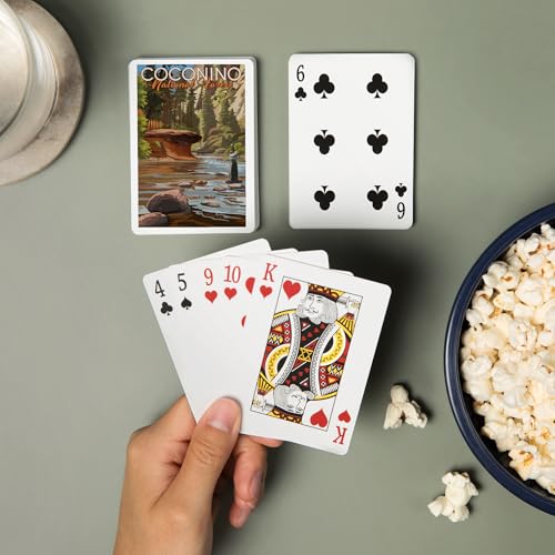 Baraja de Cartas Lantern Press Coconino Poker 52 Pzs miniatura 2