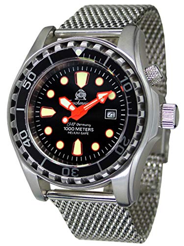 Tauchmeister Germany Pro 1000m Professional Diver Watch T0259MIL