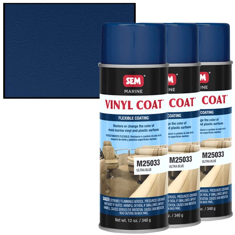 SEM M25033, Ultra Blue, Marine Vinyl Paint