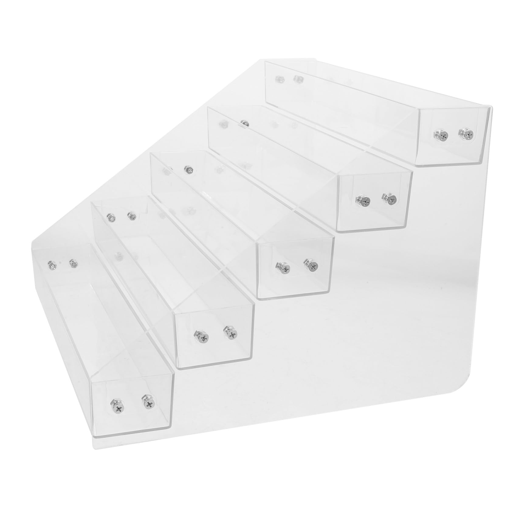 Acryl Präsentationsregal 5 Etagen Gewürzregal Für Theke Und Schubladen Transparenter Organizer Für Einzelhandel Und Convenience Stores
