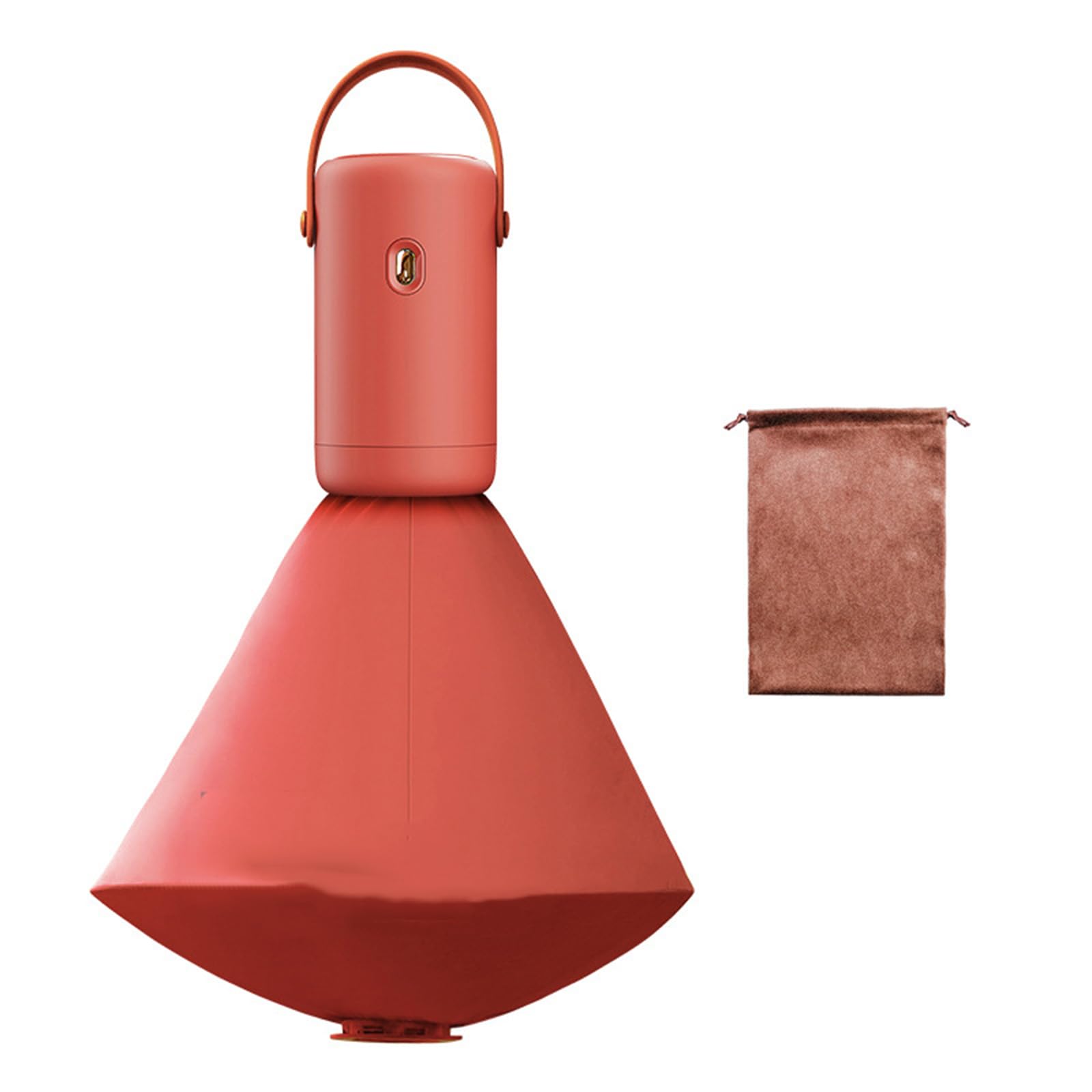 Secadora portátil, secadora portátil de secado rápido con capucha, termostato, temporizador de apagado automático, secadora de viaje compacta para autocaravanas y apartamentos (naranja A)