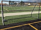Vallerta Premier 12 X 6 Ft. AYSO Youth Regulation Size Soccer Goal w/Weatherproof 4mm Net. 50MM...
