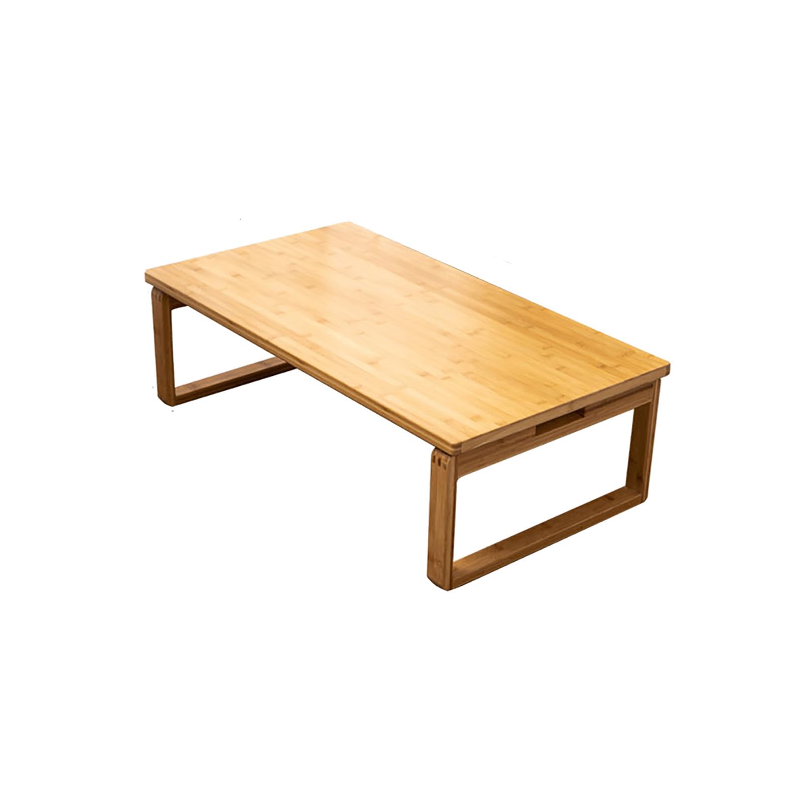 PUFAHAU Bamboo Folding Floor Table For Meditation And Coffee Table For Living Room Or Bedroom Japanese Style Low Table