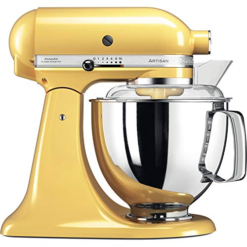 KitchenAid Artisan - Robot de cocina (Amarillo, Acero inoxidable, 50/60 Hz)