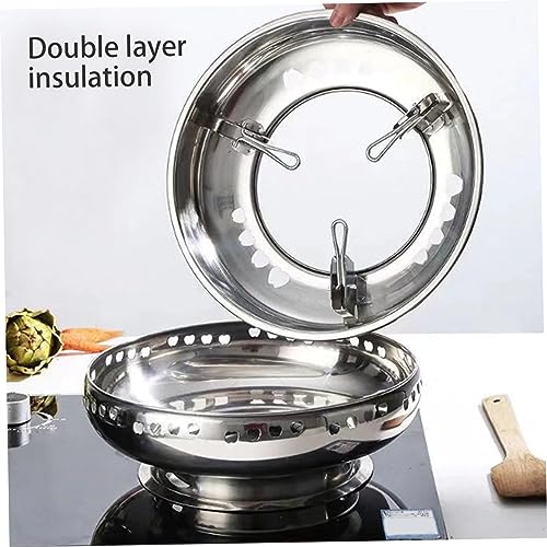 Supports de poêle en acier inoxydable robuste pour feu à gaz - 6