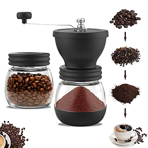 Macinacaffè Manuale Kingrinder K6 – Manico Dritto, Regolazione Macinatura, Acciaio E Alluminio