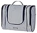 B.PRIME Bolsa de Aseo Classic XL Azul Marino y Blanco – Neceser prémium Muy Espacioso para Colgar – Medidas: 28x13x22 cm