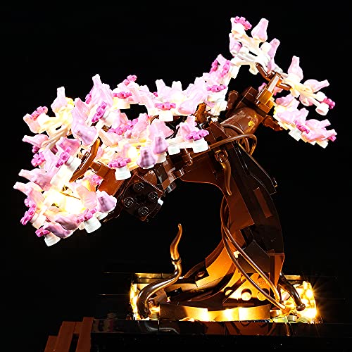 Kyglaring LED-Beleuchtungsset für Lego Bonsai Tree 10281 Building Kit - LED-Beleuchtungsset kompatibel mit Lego 10281 - Modell nicht enthalten (Standardversion) – Bild 5