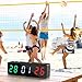 PELLOR Mini Digital Scoreboard, Portable Magnetic Electronic Scoreboard Built in Rechargeable Battery for Indoor&Outdoor Games