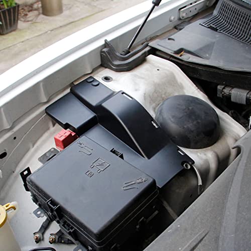 Black Plastic Engine Side Dust Cover Accessories For Dodge Charger 2011-2022 (Engine Side Wire Dust Cover) #TOP1