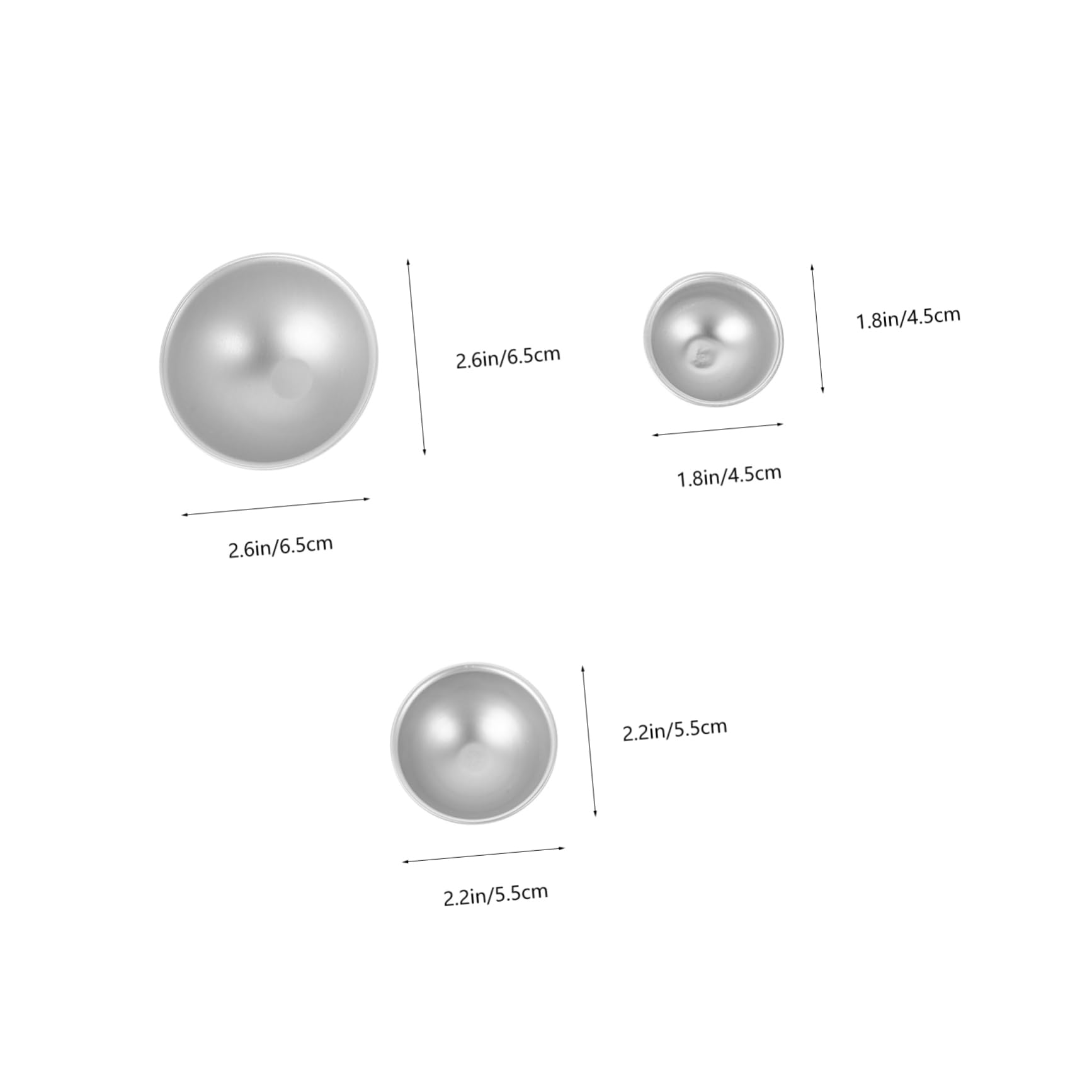 Angoily Set of Metal Cake Pans Baking Molds for Baking Shapes Aluminum Alloy Strong Easy to Use