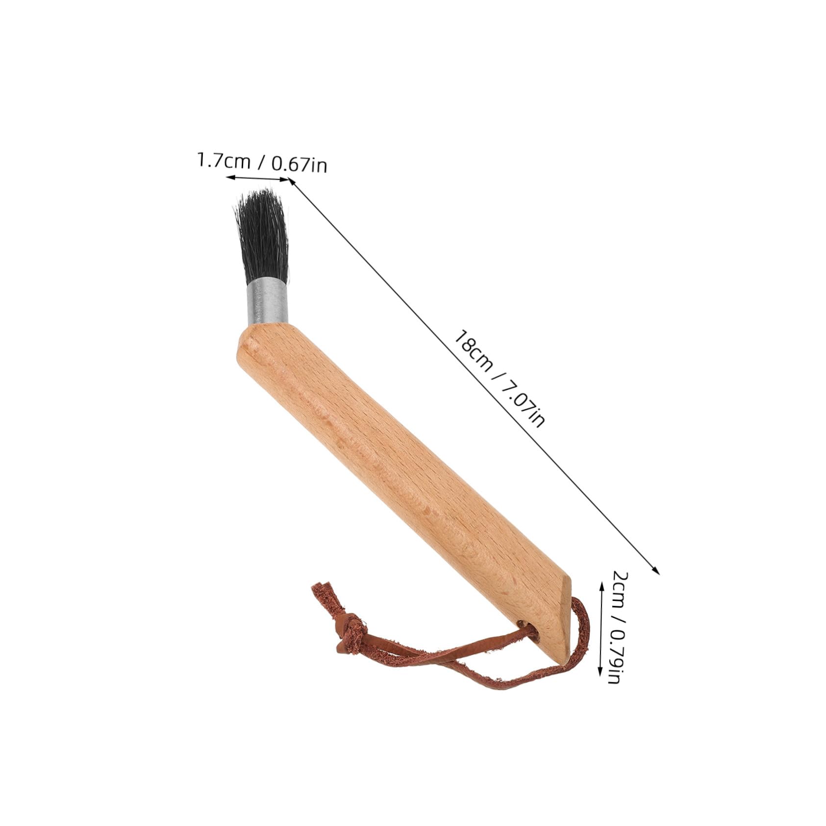 Cepillo De Limpieza Para Cafetera Espresso Redondo Pequeño Suave Profesional Para Cepillo Largo Para Limpiar Rebabas De Cafetera De Haya