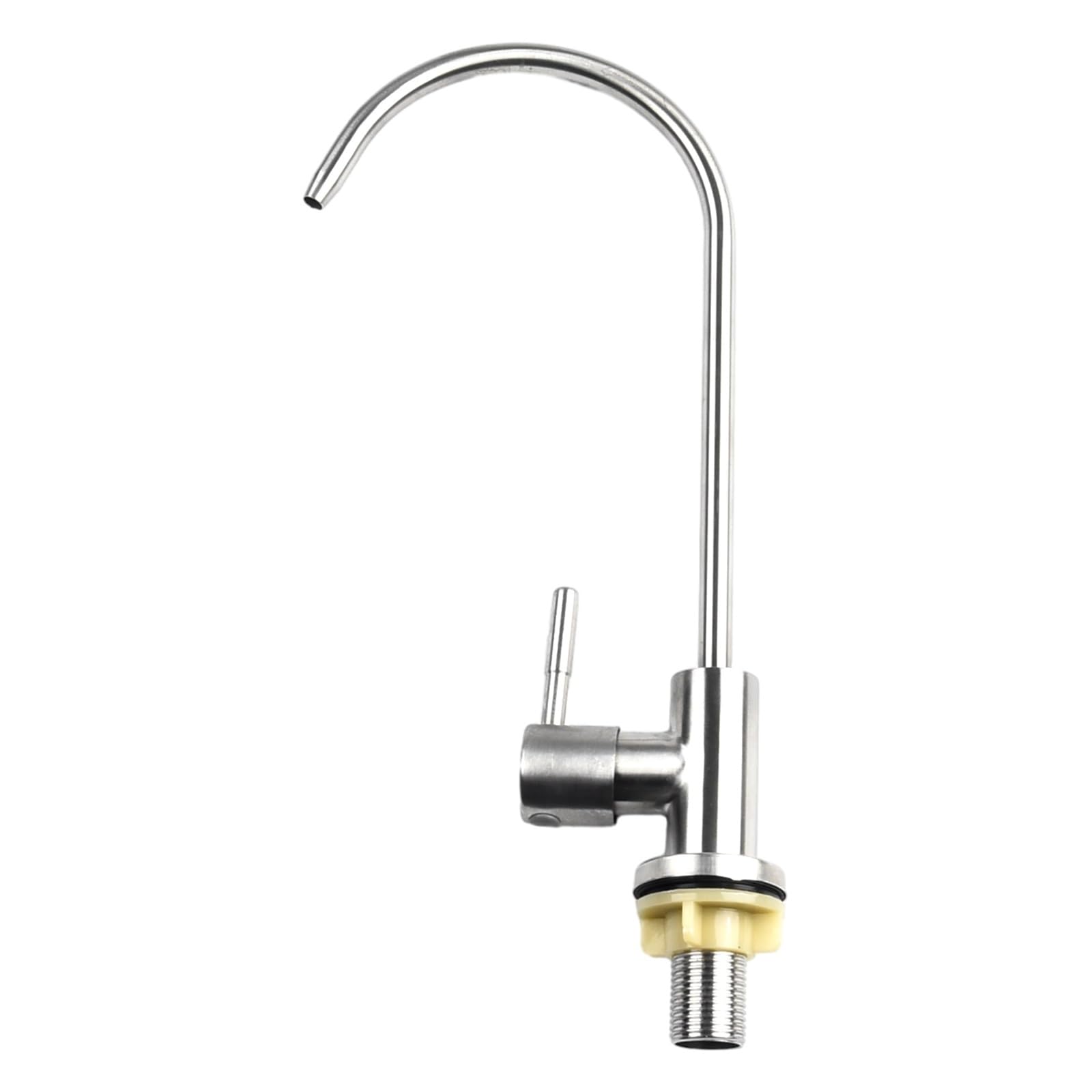 G1/2 a collo di cigno depuratore d'acqua rubinetto da cucina potabile diretta singolo purificatore d'acqua fredda potabile diretta accessori hardware rubinetto(Black)