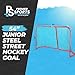 Premier Sports – Bundle 54“ Junior Steel Street Hockey Goal + 3 Pack Inline Hockey Pucks