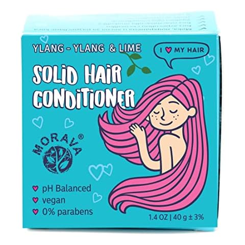 Morava Conditioner Bar: Hair Growth Promoter, Thickening & Moisturizing, Shiny & Strong, Restores Damaged Hair, Sulfate & Silicone Free, Vegan (for all hair types) Cover