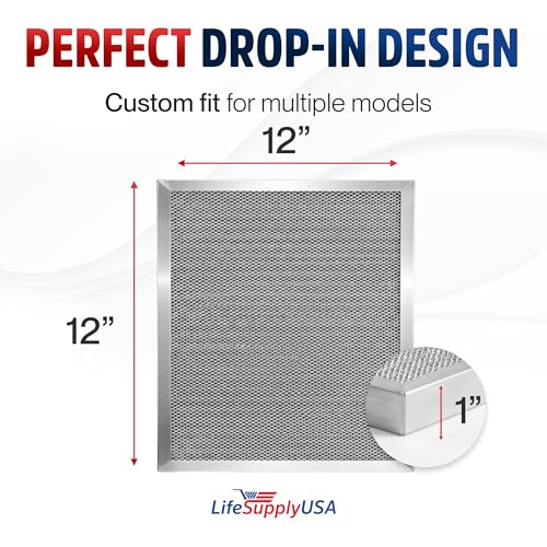 12x12x1 Electrostatic Air Filter, MERV 8, Washable, Reusable Furnace AC/HVAC Filter, Energy Saving, Easy to Clean, Long-Lasting by LifeSupplyUSA by LifeSupplyUSA - Used condition - Image 6