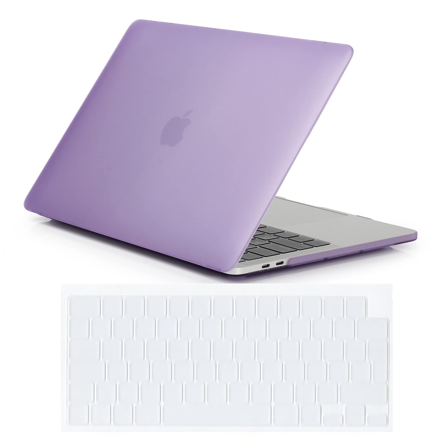 Se7enline Compatible with 14 inch Macbook Pro Case 2021/2022/2024 2023 M4 M3/M2/M1 A2918/A2992 A3112 A3401/A2779/A2442 Matte Laptop Protective Hard Shell Case with Keyboard Cover Skin,Light Purple