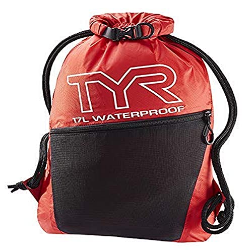 TYR Alliance Waterproof Sack Pack (Red)