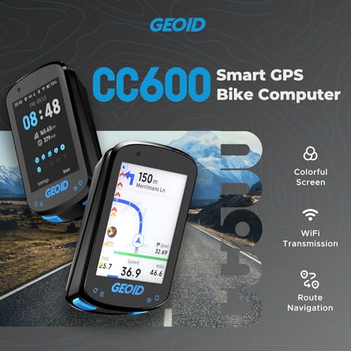 image for GEOID CC600 Color Screen Bike/Cycling Computer Wireless - Route Naviga