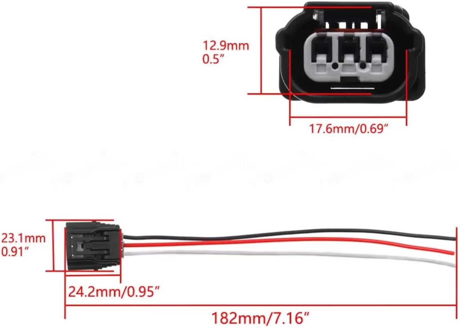 Coil Plug Ignition Compatible With Acura For TL For TSX RL For EL For MDX 30520-R40-007 4Pin Car Ignition Coil Connector Plug Wiring Harness(1 PCS)