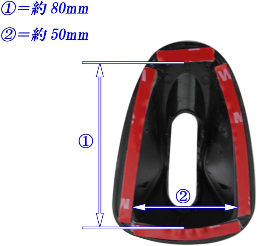 Amazon | BRIGHTZ N BOXカスタム JF1 JF2 リアルカーボンアンテナ Amazon | BRIGHTZ N BOXカスタム JF1 JF2 リアルカーボンアンテナ