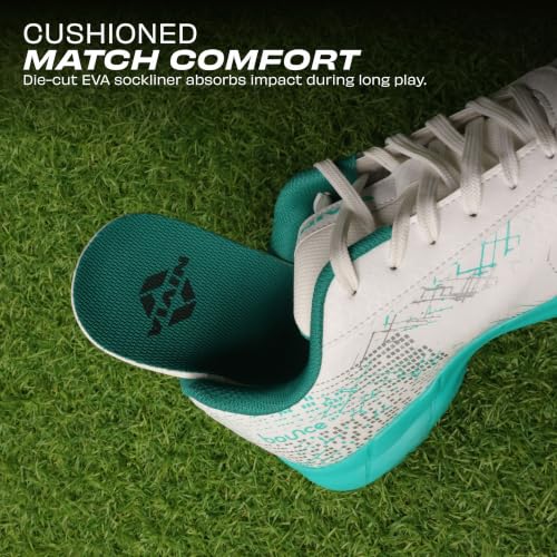 Image of Nivia Bounce Cricket Shoes | Mesh & TPU Upper | Cushioned EVA Insole | Durable PVC Outsole | Cricket Shoes for Men | Lightweight| Sports Shoes