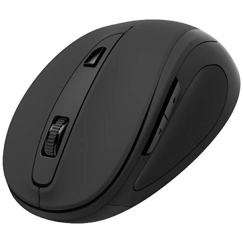 Hama MW-400 V2 Mouse Wireless - Tecnologia 2.4Ghz, Sensore 1600 Dpi, Tecnologia Smart-Link, Destro/E - Nero - 4