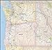 Western US Laminated Wall Map (40” wide by 42” high)