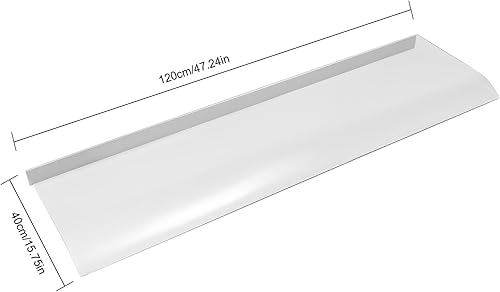 Miniatura 3 de Toldo para puerta de ventana de 47.2 x 15.7 pulgadas, toldo exterior de policarbonato para puerta de entrada exterior, toldo voladizo para puerta