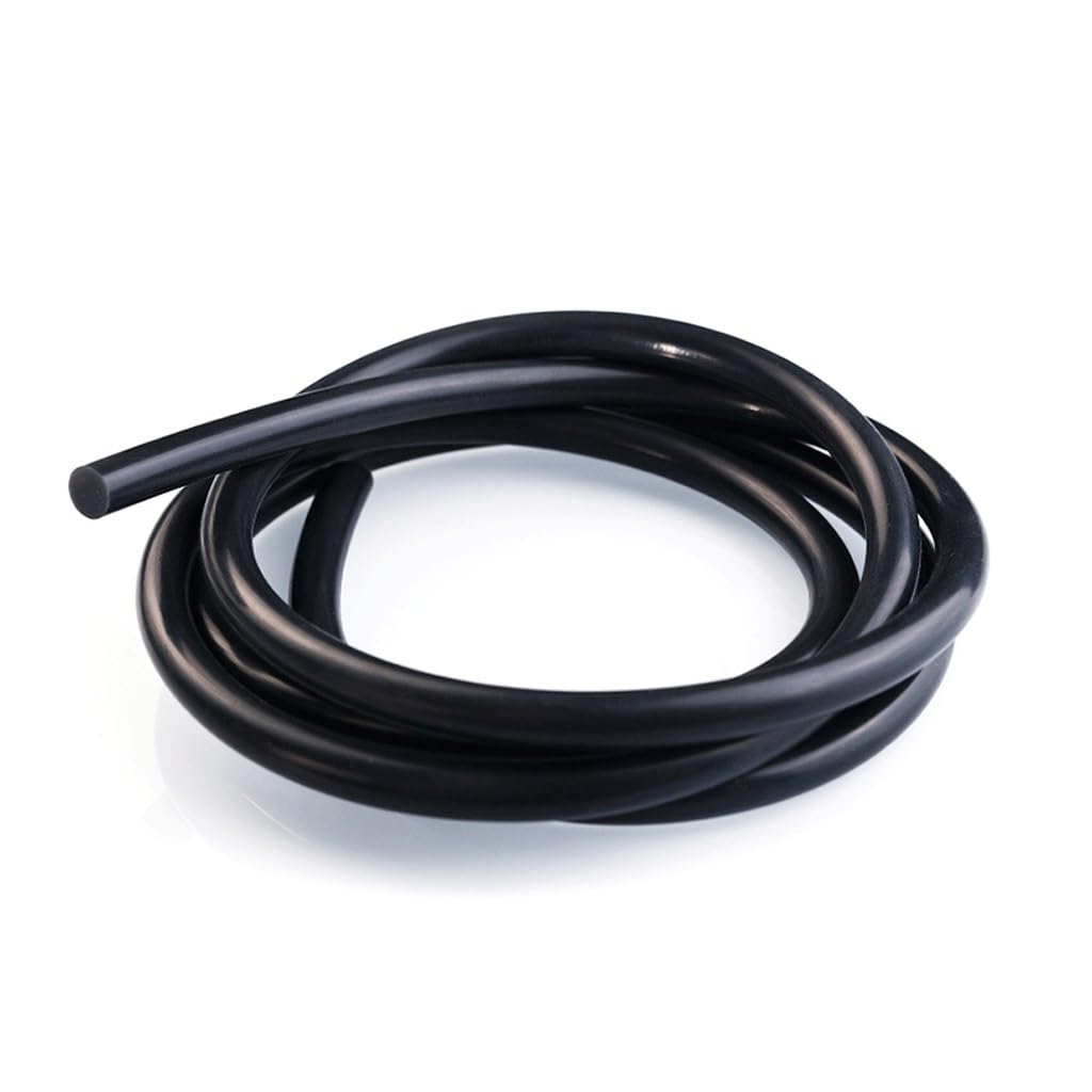 5M Silicone Rubber Gasket Trim Seal Strips - Waterproof, High Temperature Resistant, Ideal for Home Improvement(Dia 15mm)