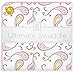 SwaddleDesigns Ultimate Swaddle, X-Large Receiving Blanket, Made in USA Premium Cotton Flannel, Pastel Pink Paisley (Mom's Choice Award Winner)