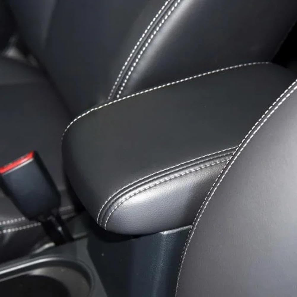 Gerrit Fit for Subaru Forester 2013-2018, Car Center Console Cover, Multifunction Middle Console Cover, car armrest Cover, Non-Slip, White Line