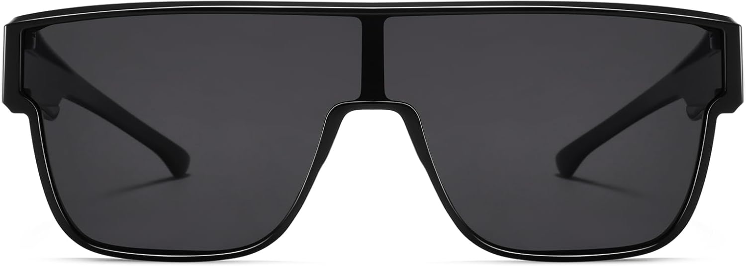 Polarized Fit Over Glasses Sunglasses for Men Women,One Piece Design UV400 Protection - Image 7