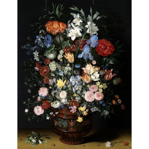 Impression giclée roulée Nature morte avec fleurs ARTICULOZY 101x127 cm