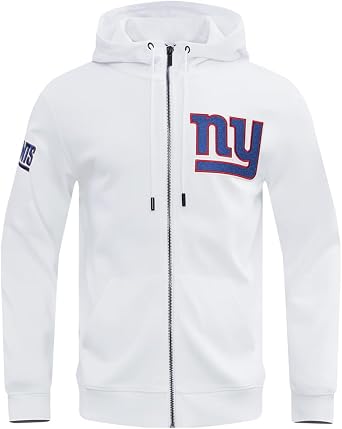 Pro Standard Mens NFL Classic Chenille Full Zip Hoodie