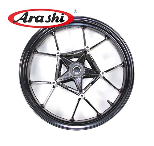 Arashi Front Wheel Rim for BMW S1000RR 2009-2018 / S1000R 2014-2018 Motorcycle Replacement Accessories Gloss Black 2010 2011 2012 2013 2015 2016 2017 - Thumbnail 5