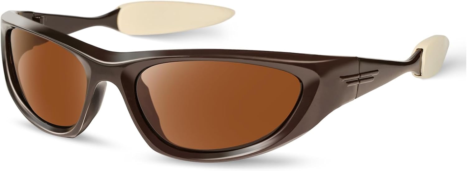 Wrap Around Y2K Sunglasses for Women Trendy Oval Polarized Glasses UV400 Protection Sun protection traveling cycling Wrap Around Y2K Sunglasses for Women Trendy Oval Polarized Glasses UV400 Protection Sun protection traveling cycling