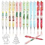 【SCHÖNES GESCHENK】Schönes Weihnachten Gel Tinte Stift ist eine gute Wahl zum Verschenken, Sie können es Ihren Klassenkameraden, Freunden, Familien usw. schenken, um sie zu überraschen!