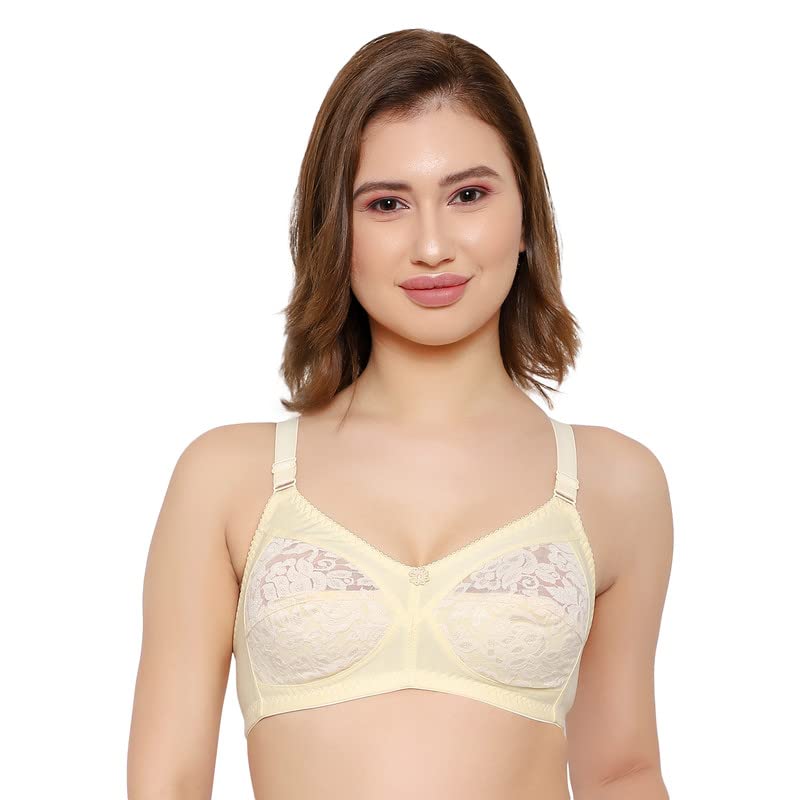 Image of Women Net Non-Padded Wire Free Regular Bra