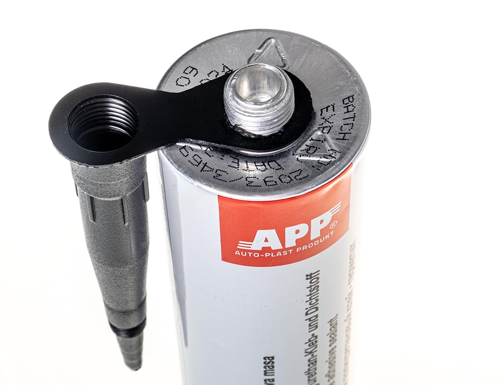 APP PU 50 FC Colla Poliuretanica - Adesivo Sigillante Isolante Impermeabile Multifunzionale | Colla Impermeabile - Eccellente come Adesivo Parabrezza Auto, Sigillante Perdite Acqua | Nero | 310 ml