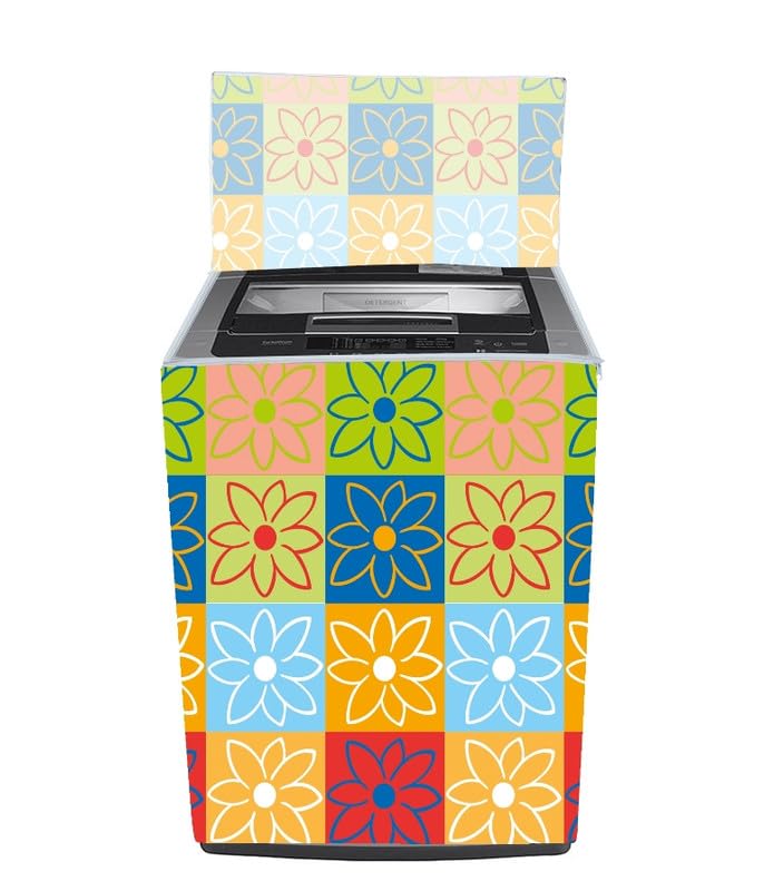 MOGNE FAB PVC Fully Auto Top Load Washing Machine Cover Compatible For Samsung, Lg, Whirlphool 6 Kg, 6.5 Kg,7Kg & 7.5 Kg Dimension 58DX60WX89H Cm, Multi flower. (B0D78YMKLZ) Amazon Price History, Amazon Price Tracker