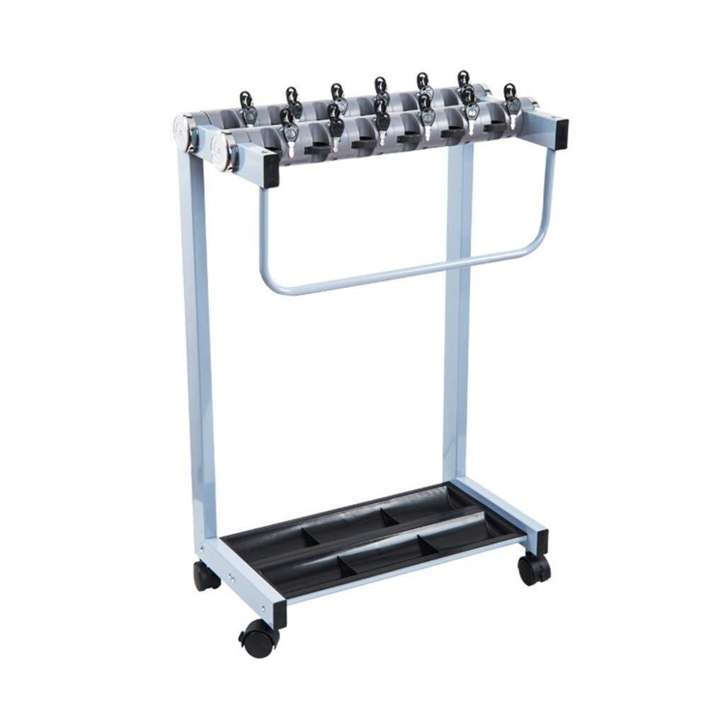 BHFPFZA Metal Umbrella Stand Storage Rack with Removable Drip Tray Walking Sticks Support Holder for Household and Commercial Use 12 Holes