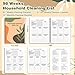 110 Pages 12 Months Household Cleaning List 98 Weeks Cleaning Schedule and Checklist Book Cleaning Checklist Notebook Cleaning Checklist Notebook Daily Housekeeping Checklist for Home Cleaning Planner