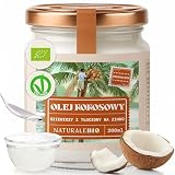 Olej kokosowy ekologiczny Extra Virgin 200 ml. Surowy i tłoczony na zimno. Organiczny, naturalny i czysty. Bio natywny i nierafinowany. Kraj pochodzenia Sri Lanka. NaturaleBio